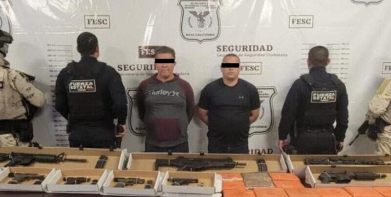 Detienen Fesc Y Ej Rcito Mexicano A Hombres Con Armas De Fuego Y Kg