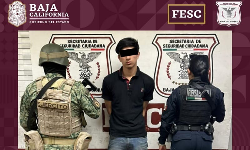 Detiene Fuerza Estatal Y Sedena A Joven Armado En Mexicali Diario Tijuana