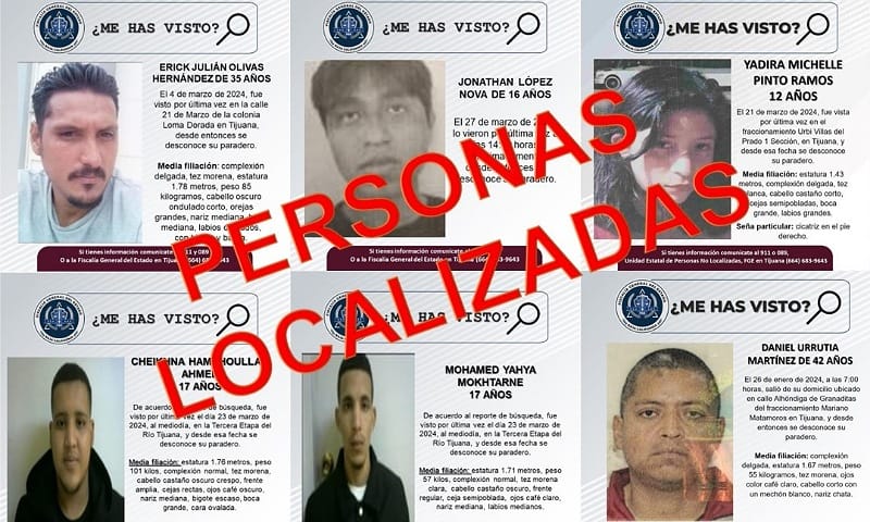 Fge Localiza A Seis Personas Que Contaban Con Reporte De B Squeda