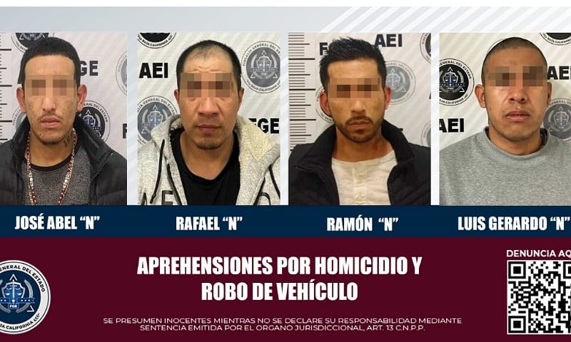 Cumplimenta Fge órdenes De Aprehensión Por Homicidio Y Robo De Vehículo