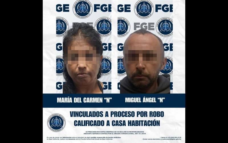 FGE obtiene dos vinculaciones a proceso por robo calificado a casa ...