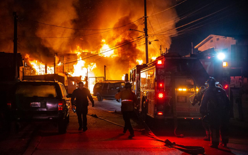 Se incendia casa en la colonia Defensores de Baja California - Diario ...