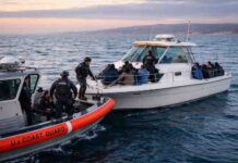 Intercepta Guardia Costera de EE.UU. a 15 migrantes frente a San Diego