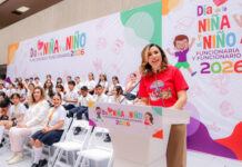 Fomenta gobernadora Marina del Pilar liderazgo de la niñez bajacaliforniana en el día de la niña y el niño