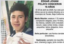 Pesquisa de Edgar Jovani Pelayo Ceniceros de 16 años de edad