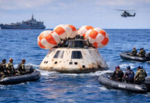 Ameriza con éxito La Cápsula Orion de La Misión Artemis II en el Océano Pacífico