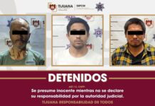 Detienen a tres personas con órdenes de aprehensión por narcomenudeo en Tijuana