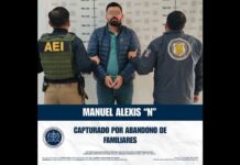 Capturan en Tecate a hombre requerido por autoridades de Nayarit por abandono familiar
