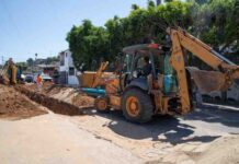 CESPT renueva alcantarillado en la colonia Anexa Postal tras años de fallas