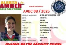 Desactivación de Alerta Amber de Ohanna Mayde Sánchez Rivera de 12 años de edad