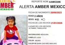 Alerta Amber México de Sofía Paola Hernández Hernández