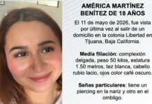 Pesquisa de América Martínez Benítez de 18 años