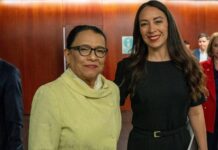 Julieta Ramírez recibe a Secretaria de Gobernación para avanzar en la reforma judicial