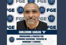 Logra FGE Vinculación a Proceso contra sujeto por doble Homicidio,tentativa de homicidio y lesiones calificadas en Ejido ojo de Agua