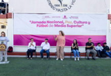 Impulsa Secretaría de Educación Jornada Nacional «Paz, Cultura y Fútbol» en el CBTIS No. 21
