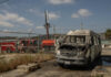 Se incendia unidad de transporte de personal en la colonia 20 de Noviembre