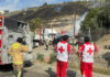 Incendio amenaza taller de carrocería en la colonia Sánchez Taboada