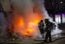 Vehículo se incendia en la Zona Centro; no hubo lesionados