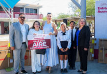 Continúa Gobernadora Marina del Pilar entrega de Aires Acondicionados en Planteles Educativos