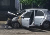 Queman auto de periodista; investigan posible intimidación
