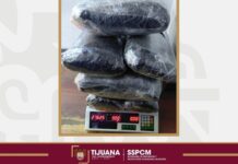 Localiza Policía Municipal de Tijuana 27 kilogramos de presunta droga abandonados en vehículo en Zona Río