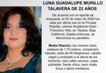 Pesquisa de Luna Guadalupe Murillo Talavera de 22 años