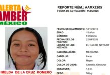 Alerta Amber Baja California de Imelda de Cruz Romero