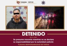 Arresta Policía Municipal de Tijuana a conductor en estado de ebriedad que provocó choque al circular en sentido contrario