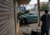 Conductor choca contra unidad médica y dental en la Zona Centro